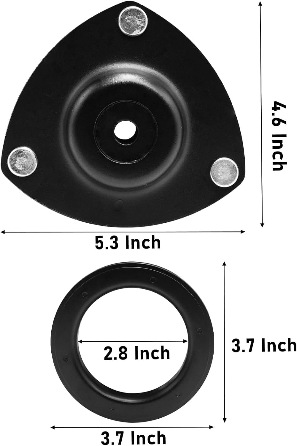 Compatible with Honda CRV 2002-2004, Element 2003-2011, Acura RSX 2002-2006 Strut Top Mounts , Left Driver and Right Passenger Side Front Strut Mounts Replaces for 51925-S7A-014