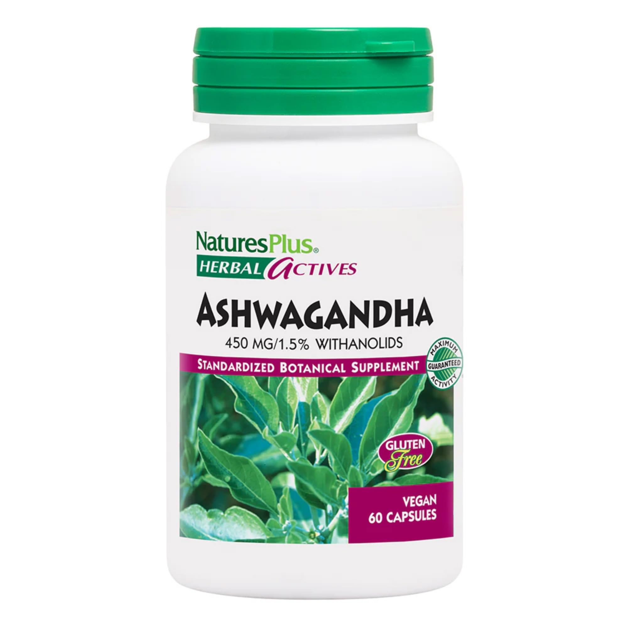 Sponsored Ad – Herbal Actives Ashwagandha 450 Mg, 60 Vegetarian Capsules - Gluten Free