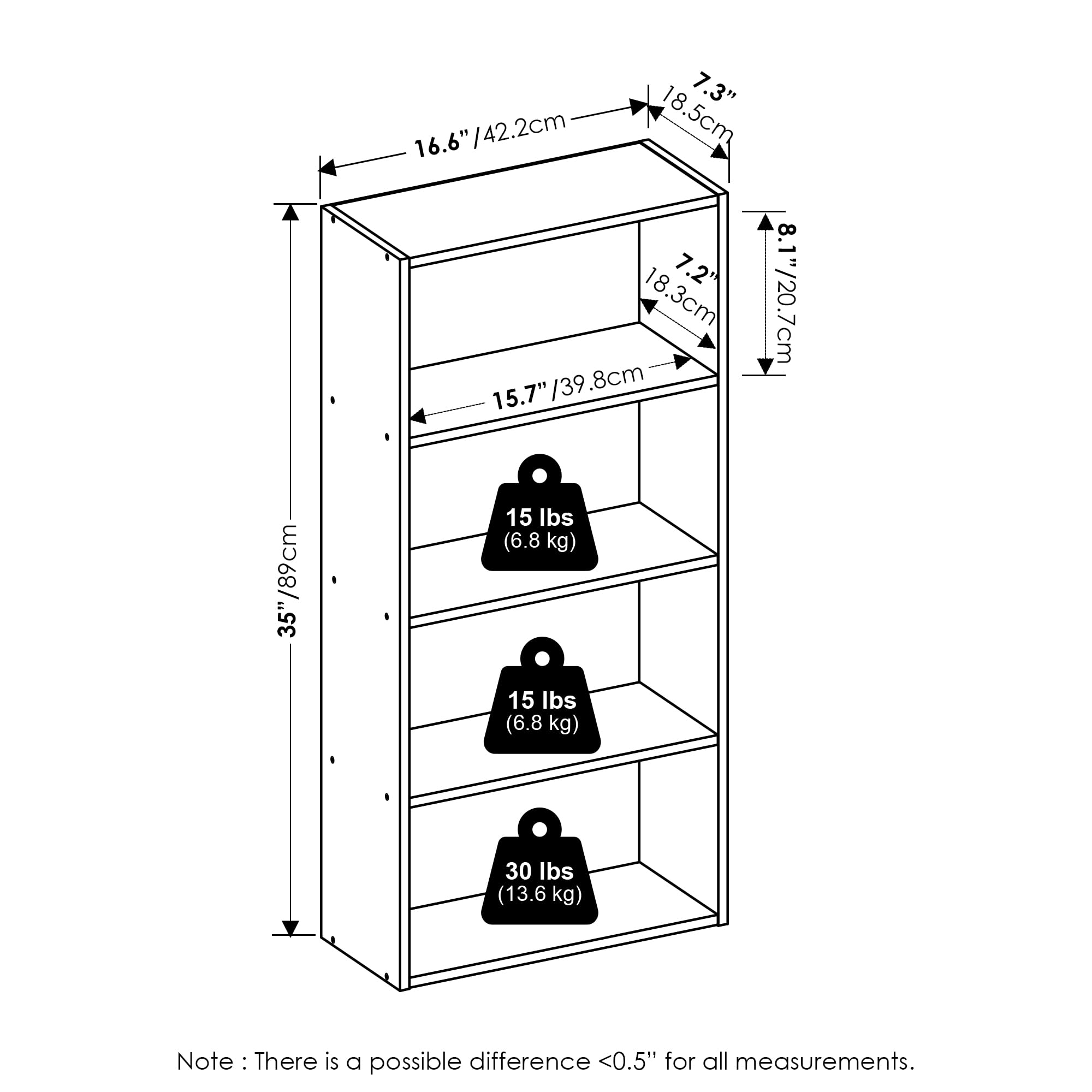Furinno Simplistic Computer Study Desk with Garbage Drawers, Designed Wood, Americano/Stainless Steel/Black, 97.5(W) x 72.4(H) x 39.6(D) cm Furinno Simplistic Computer Study Desk with Garbage Drawers, Designed Wood, Americano/Stainless Steel/Black, 97.5(W) x 72.4(H) x 39.6(D) cm