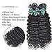 Curly deep Wave Bundles Human Hair 9A 100% Uprocessed Brazilian Loose Deep Wave Curly Bundles Human Hair for Black Woman Deep Wave Human Hair Bundles (12 14 16)