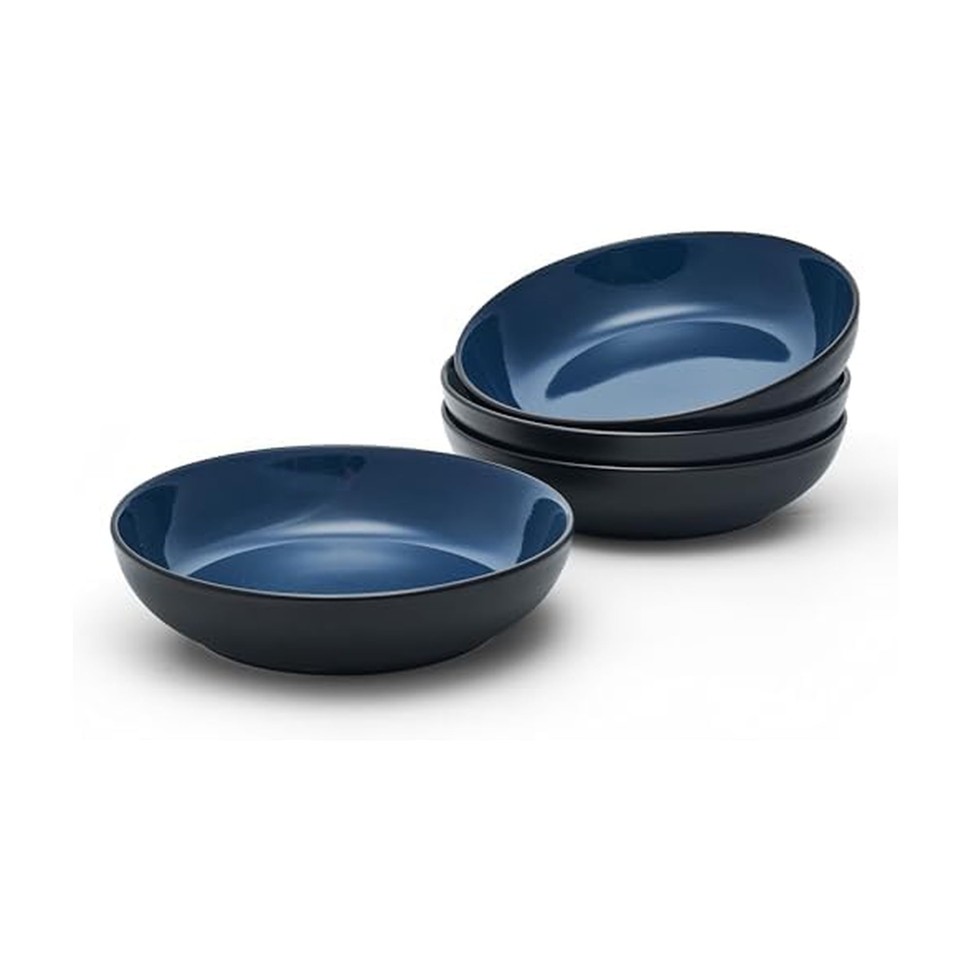 Pfaltzgraff Lucy - Juego de 4 cuencos para pasta, 8.5 pulgadas, color azul