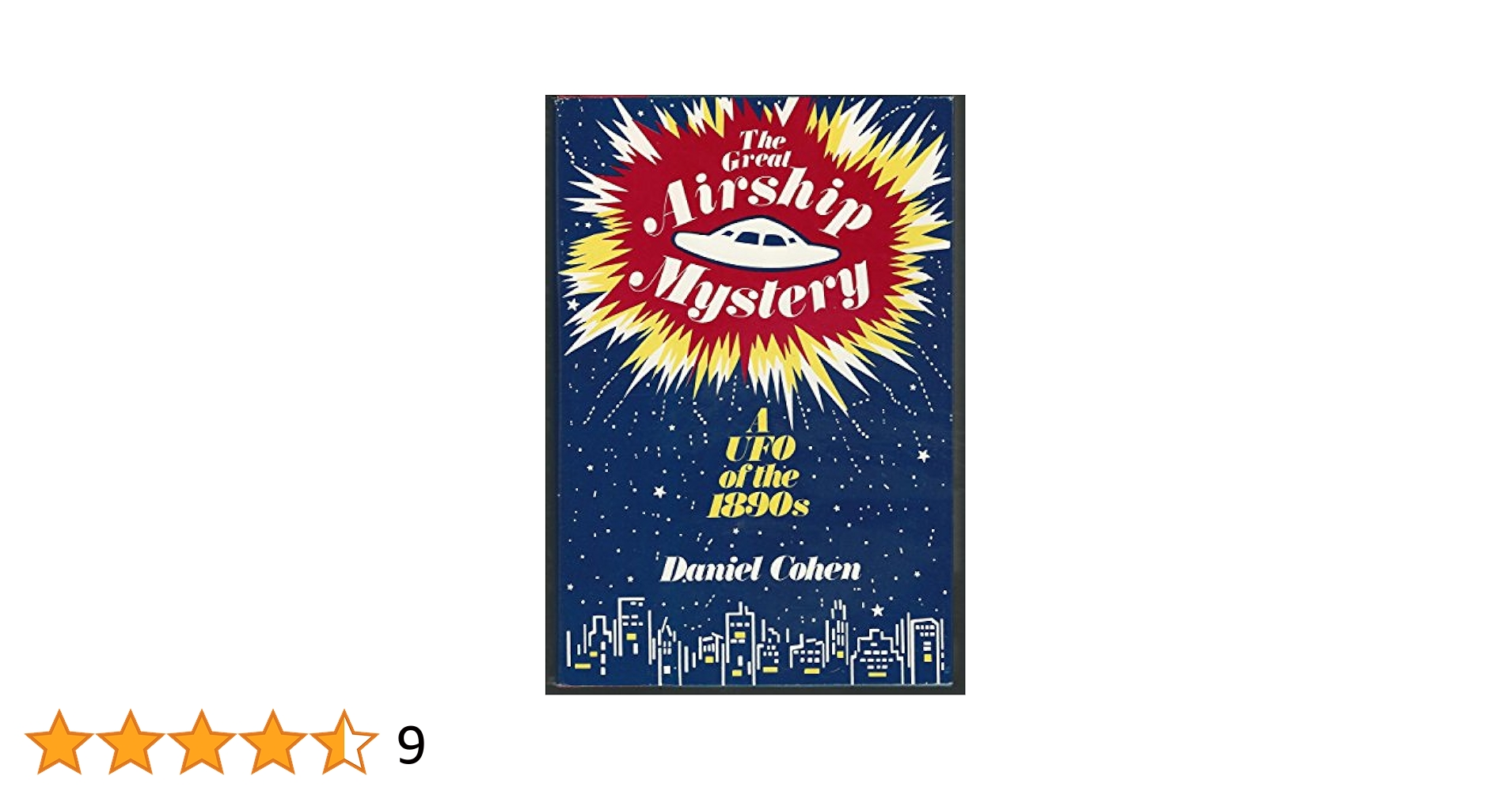 洋書 The Great Airship Mystery by Cohen 洋書 The Great