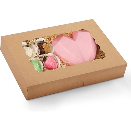 8 Pcs Cookie Boxes,14x10x2.5 Inch Large Bakery Boxes Zambia