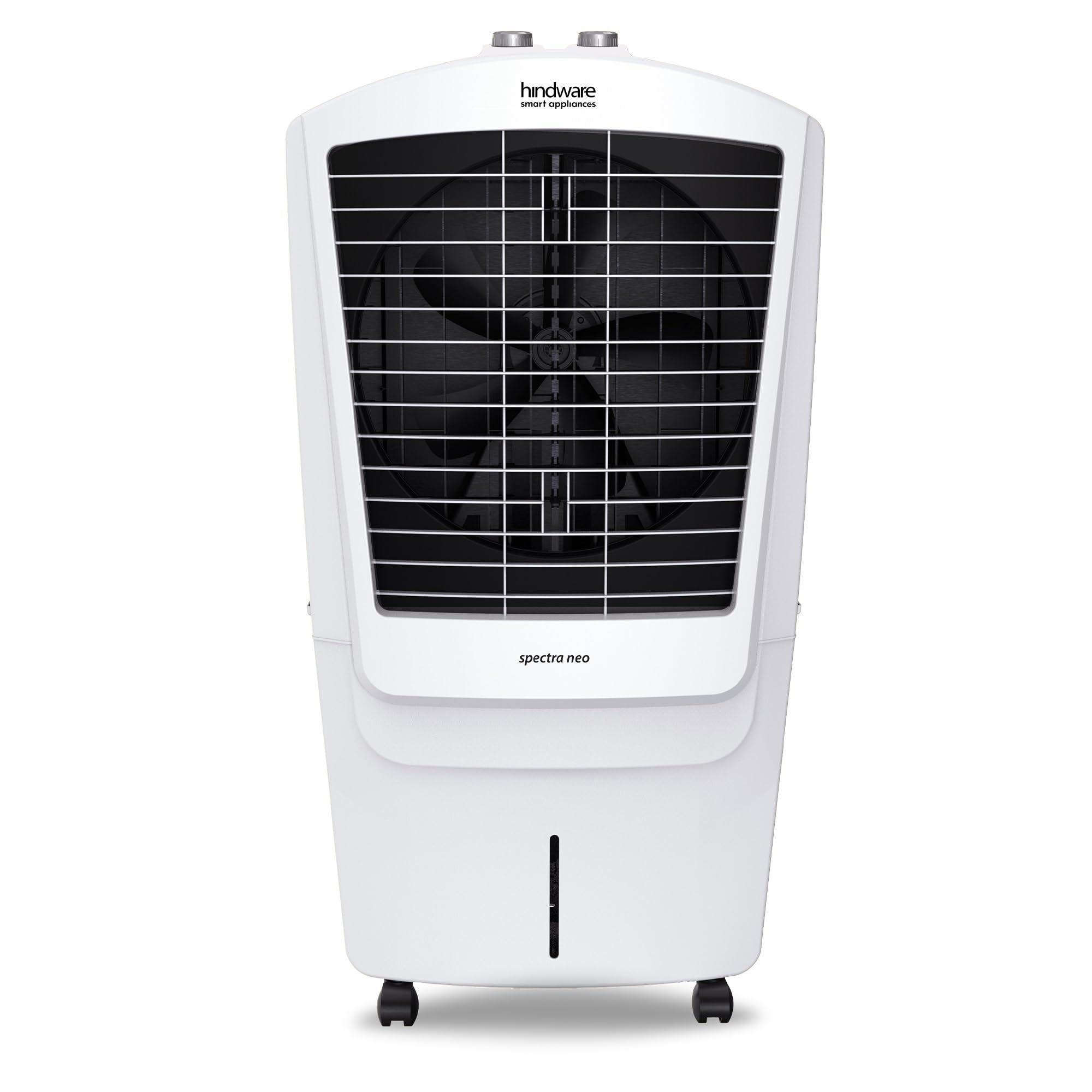 Spectra Neo 100L Desert Air Cooler with 18' Large 5 Leaf Aluminium Fan Blade | Big Ice Chamber | White & Black | Honeycomb Pads | Water Level Indicator | Castor Wheels-image-28