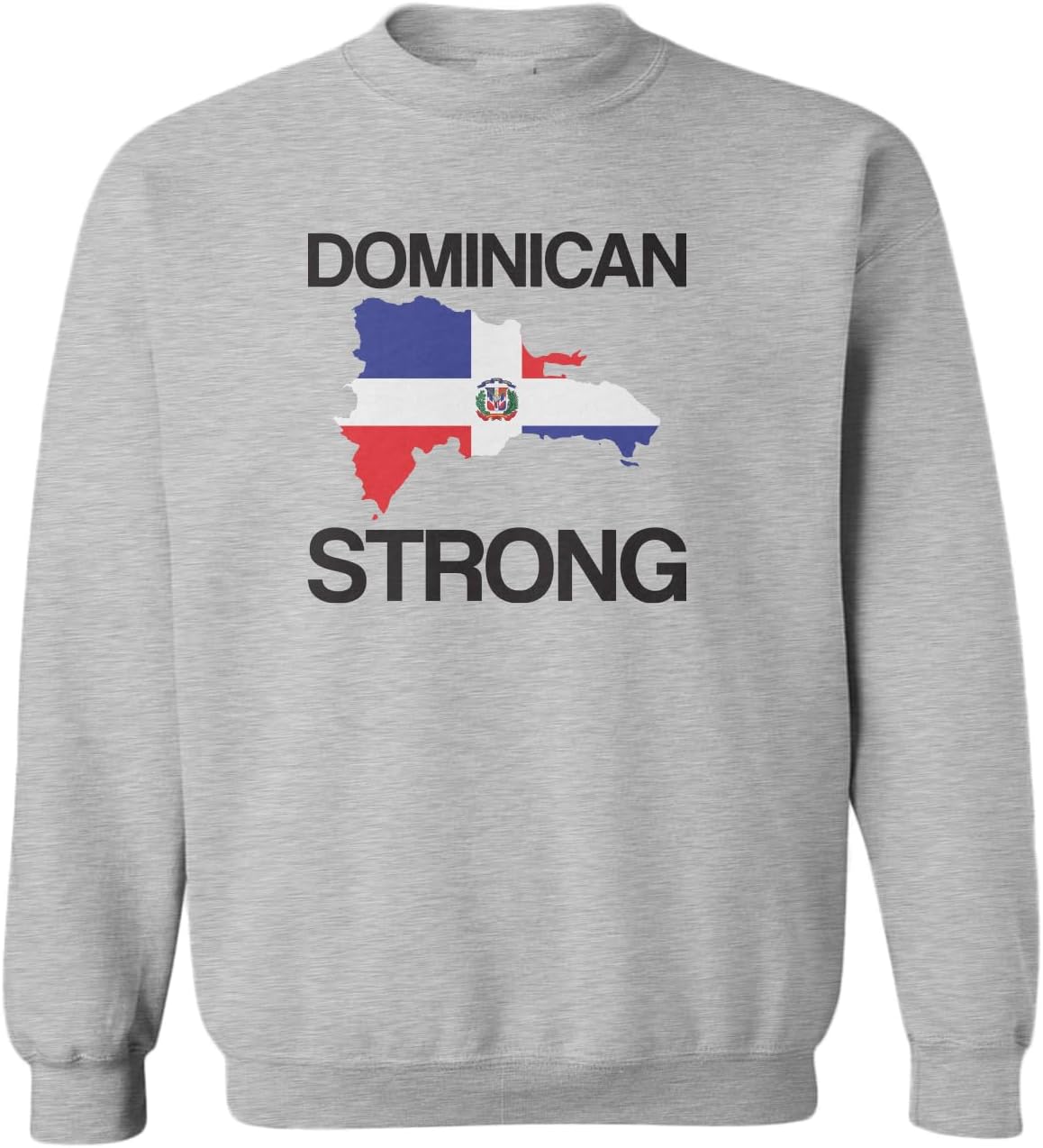 Dominican Strong - Island Caribbean DR Toddler Fleece Crewneck Sweater