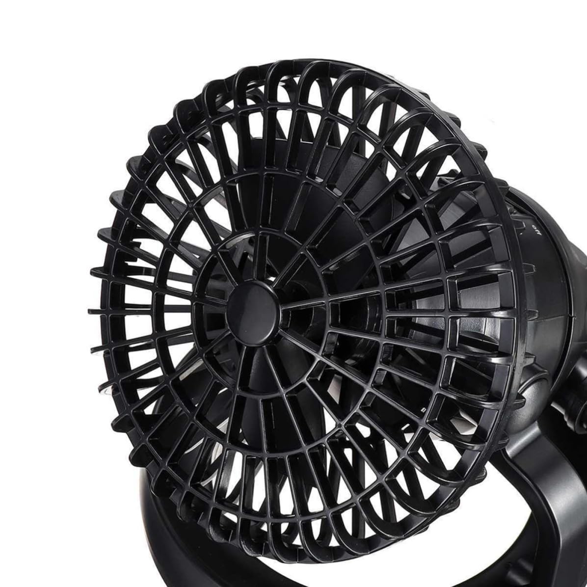 Ventilatore da Campeggio con Lanterna LED 2 , Lampada da Campeggio con Ventilatore e Gancio, Luce LED e Ventola Simultanee per Atmosfera e Escursioni Outdoor