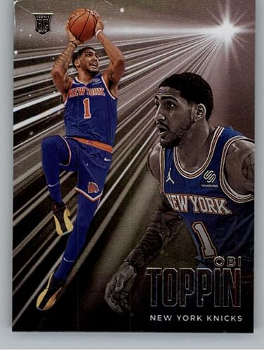 2020-21 Panini Chronicles #205 Obi Toppin New York Knicks RC Rookie Card Official NBA Basketball Trading Card in Raw (NM or Better) Condition