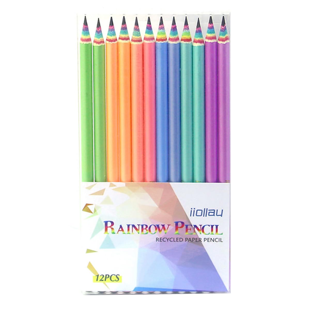 Amazon.co.jp: 鉛筆 2B/HB えんぴつ かきかた レインボー鉛筆 2b 鉛筆