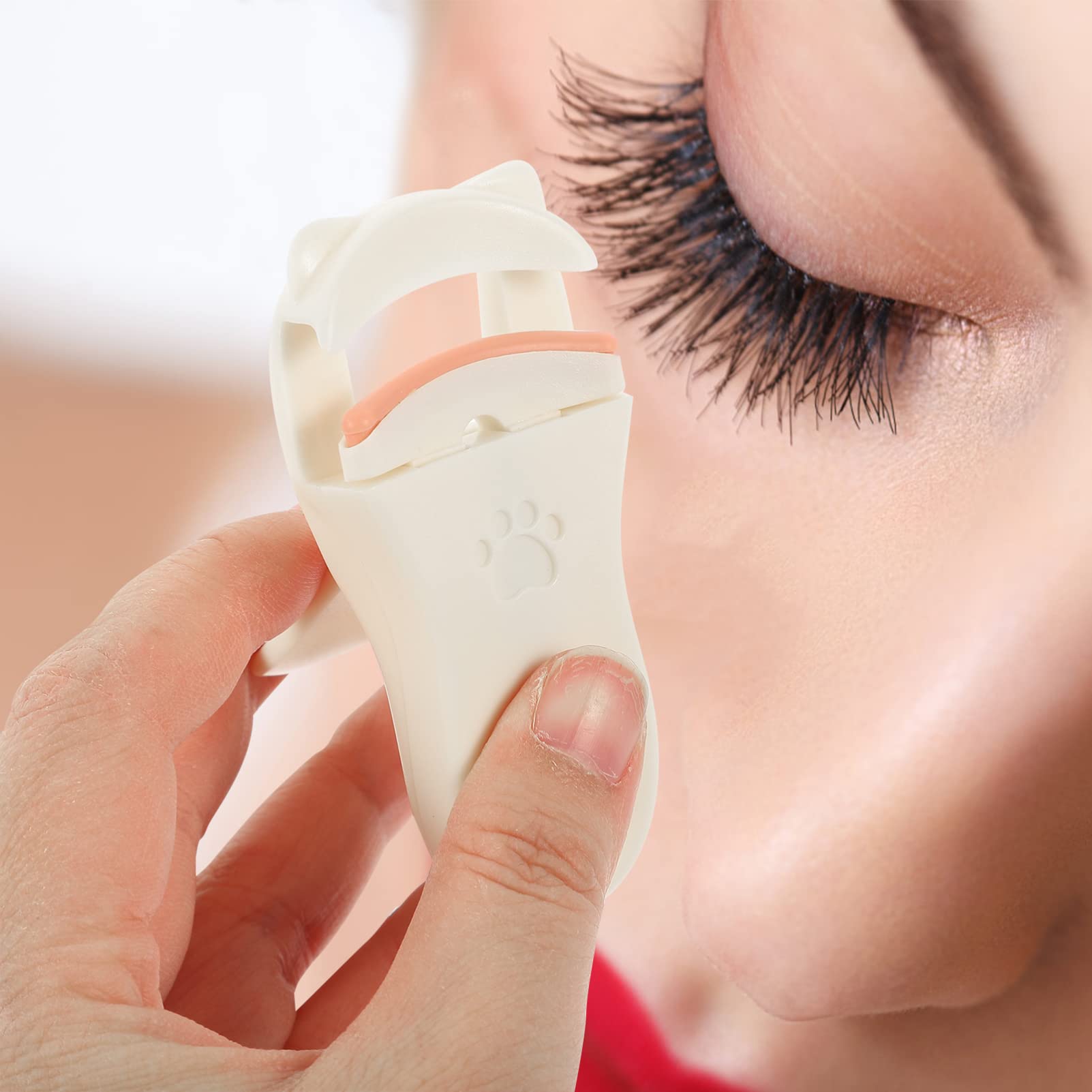 HONMEET 2pcs Mini Eyelash Curler Set Precision Curler for Travel Women's Makeup Accessory