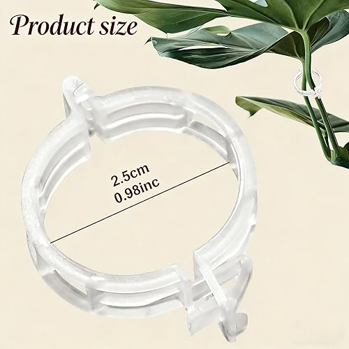 Miniatura 2 de Secured Plastic Plant Clip, 2026 Plant Support Clips Garden Climbing Vines Fixing Clip, Upgraded Plant Support Clips Reusable Garden Clips Trellis
