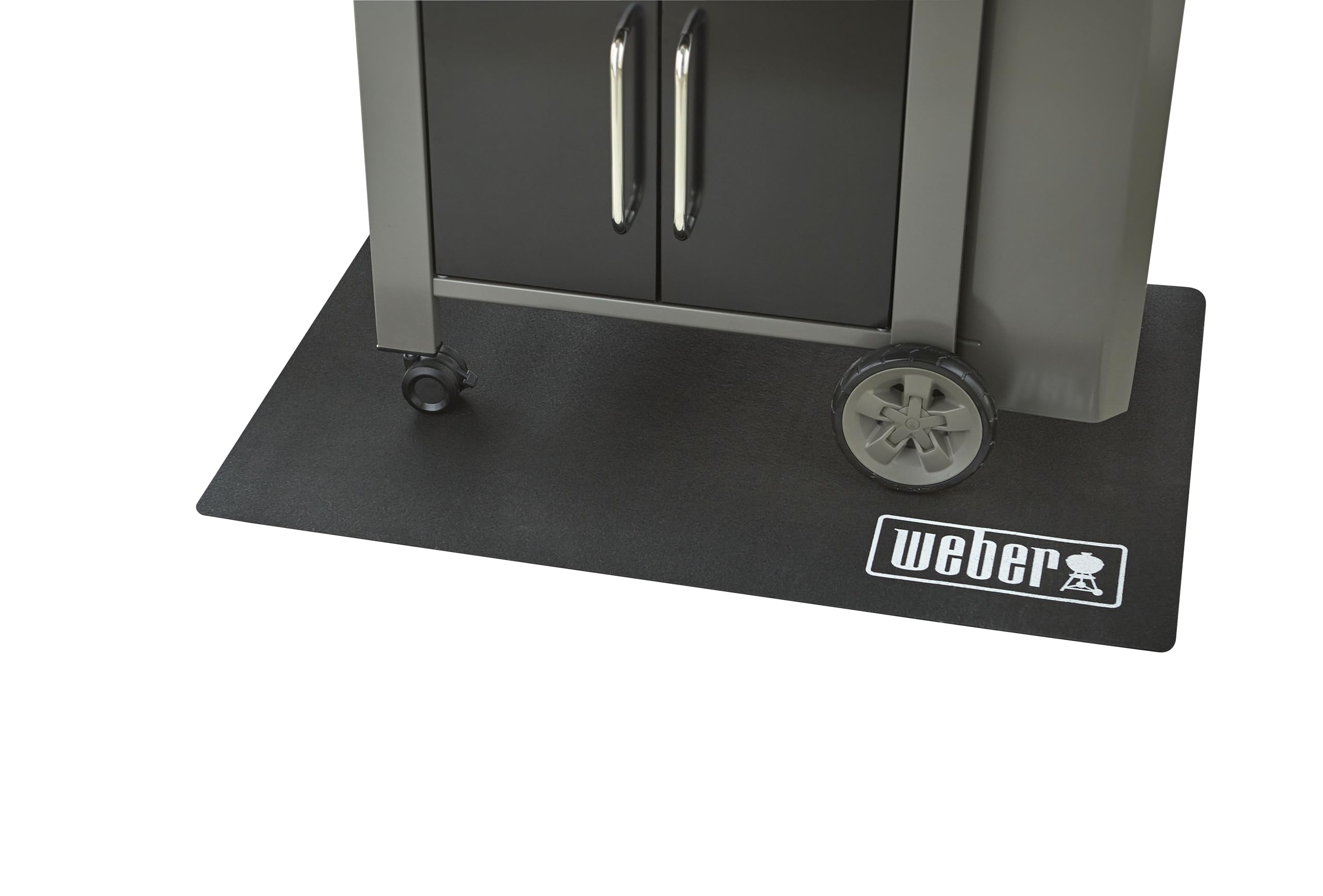 Weber Tappetino per BBQ - Grande (180 x 100 cm), protegge da schizzi di grasso o liquidi gocciolanti, materiale antibatterico resistente al calore e alle intemperie, per tutti i tipi di BBQ (18280)