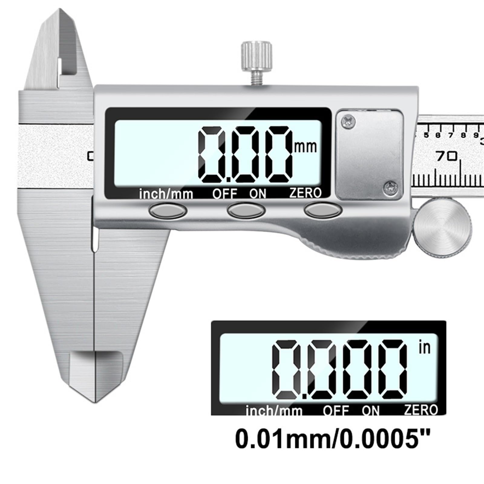 Pie de Rey Digital 0-150 mm/6" Carcasa de Metal Calibre Digital calibrador Vernier MICRÓMETRO