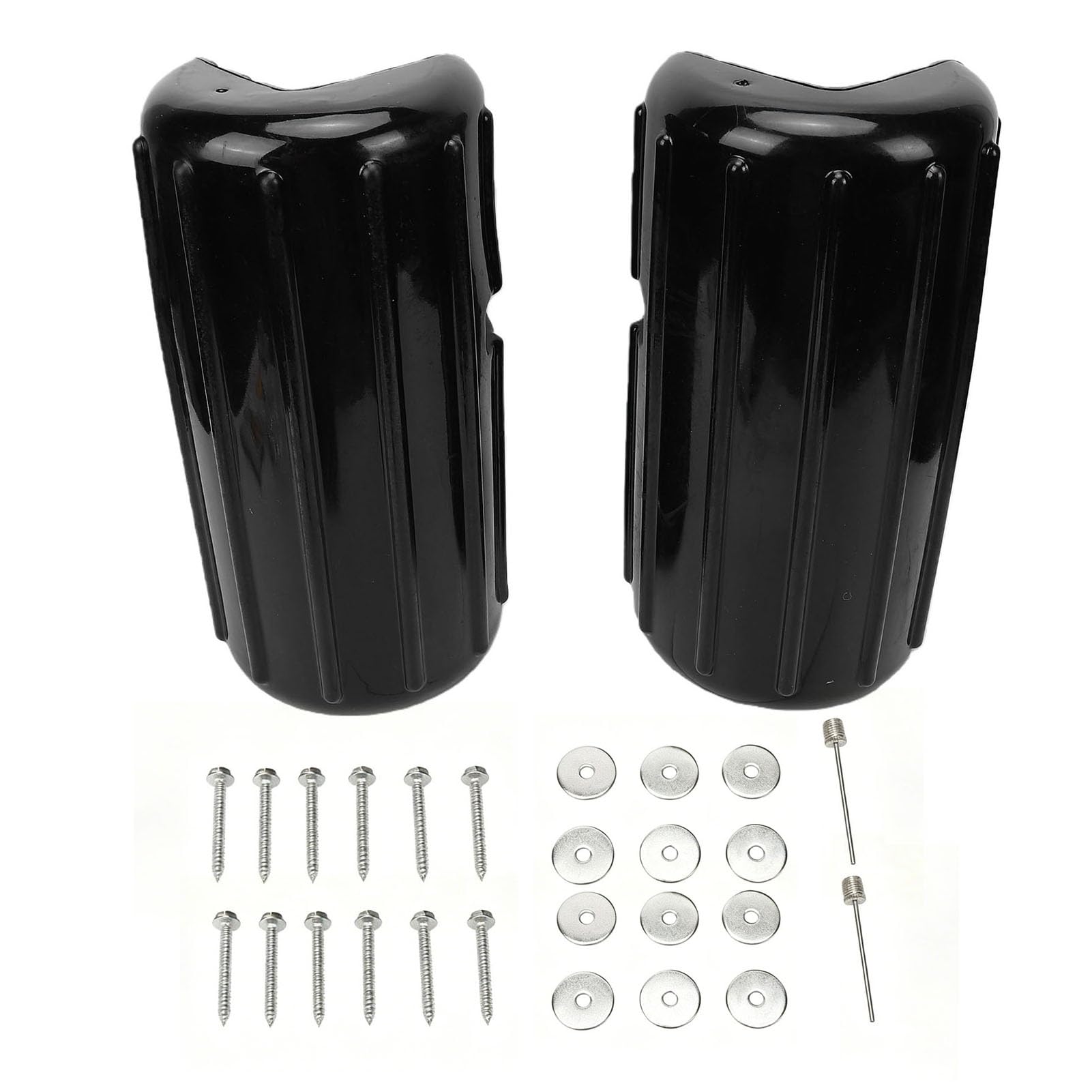 Ausla Parabordi per Molo, Protezione con Nervature Rinforzate in PVC | PVC Resistente Ai Raggi UV, Ferramenta Inox, Protegge lo Scafo, Uso Marino