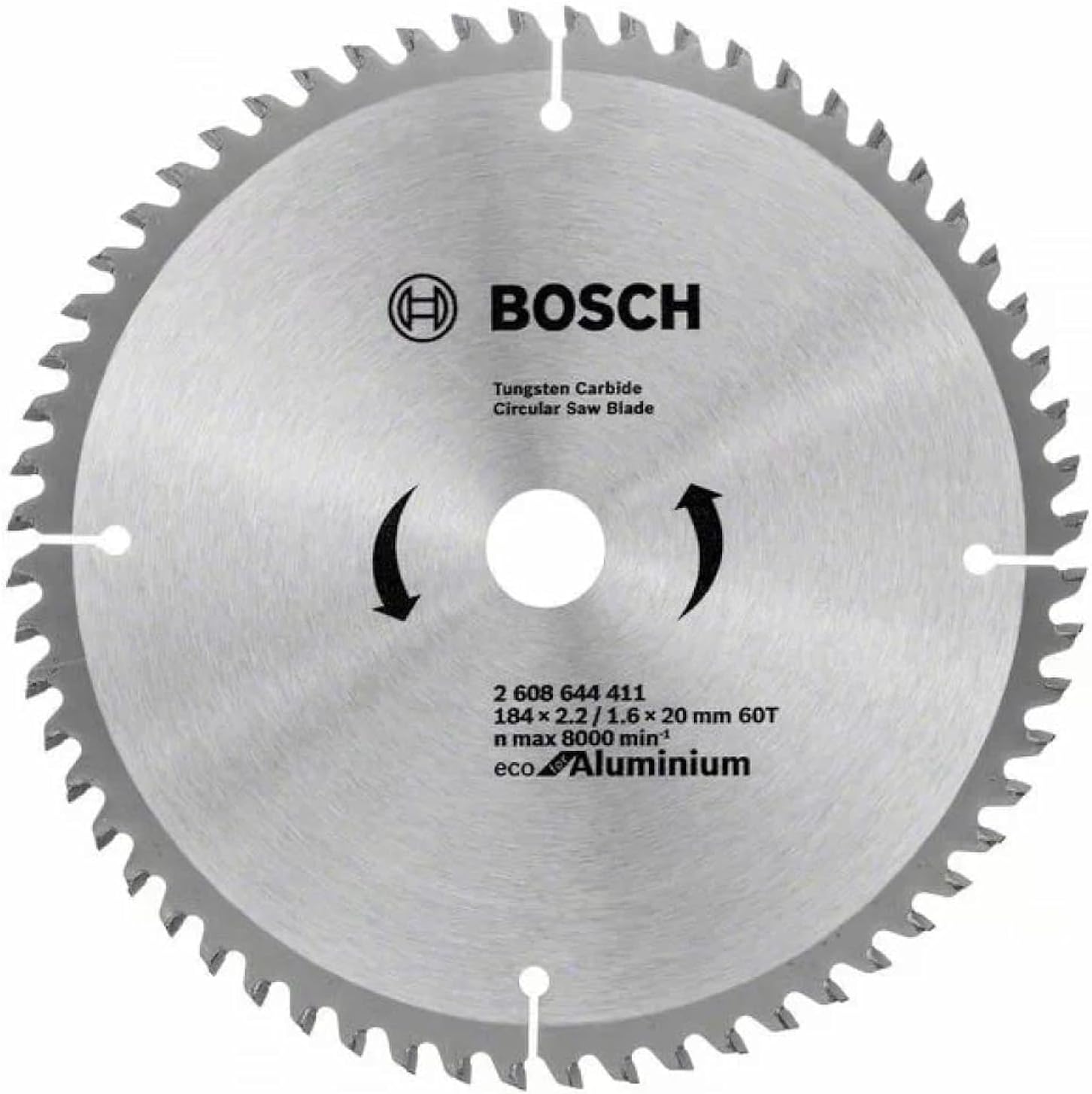 Bosch 184X20-60T ECO FOR ALUMINUM CIRCULAR SAW BLADE