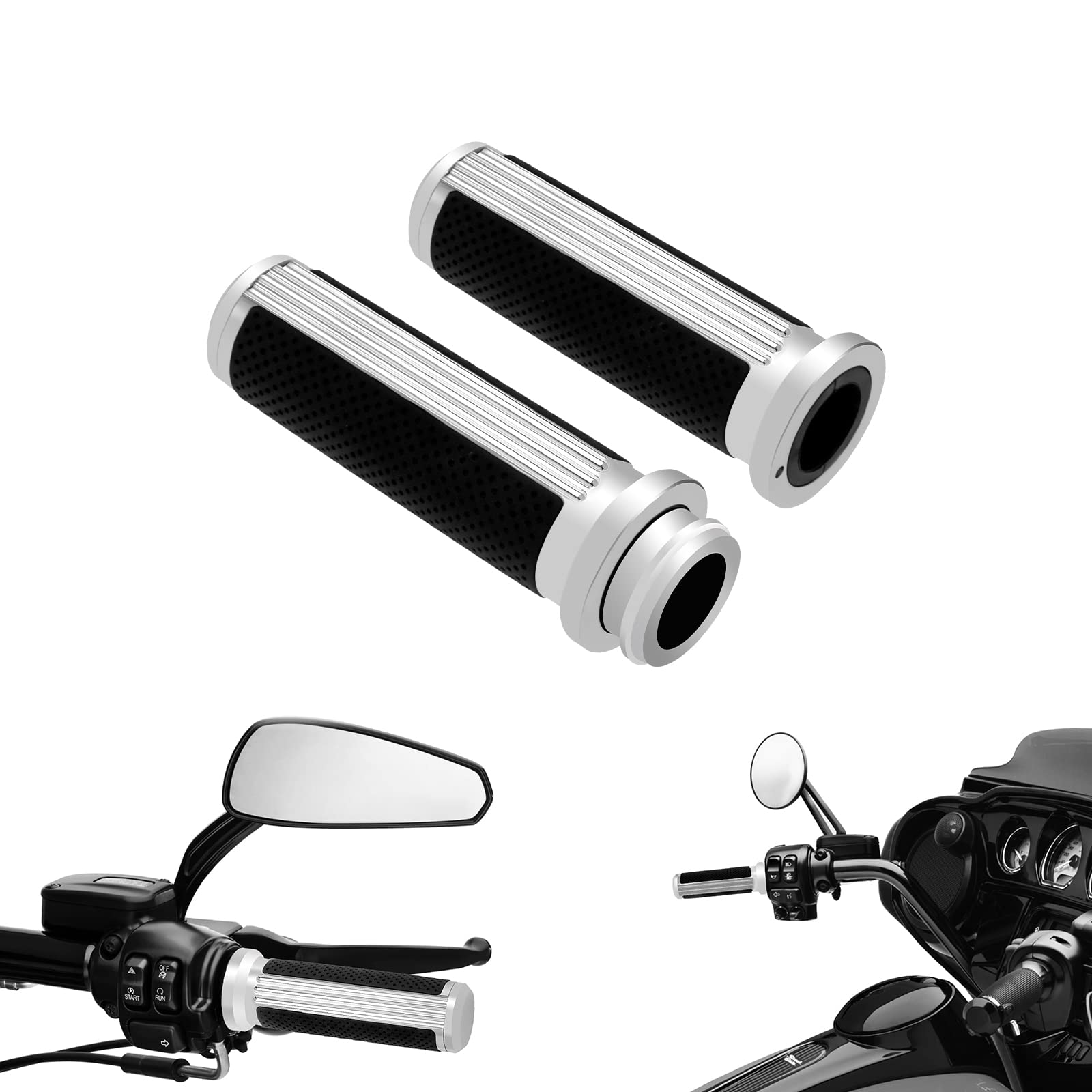 Amazon.co.jp: HDBUBALUS バイク 電子スロットル ハンドグリップ 