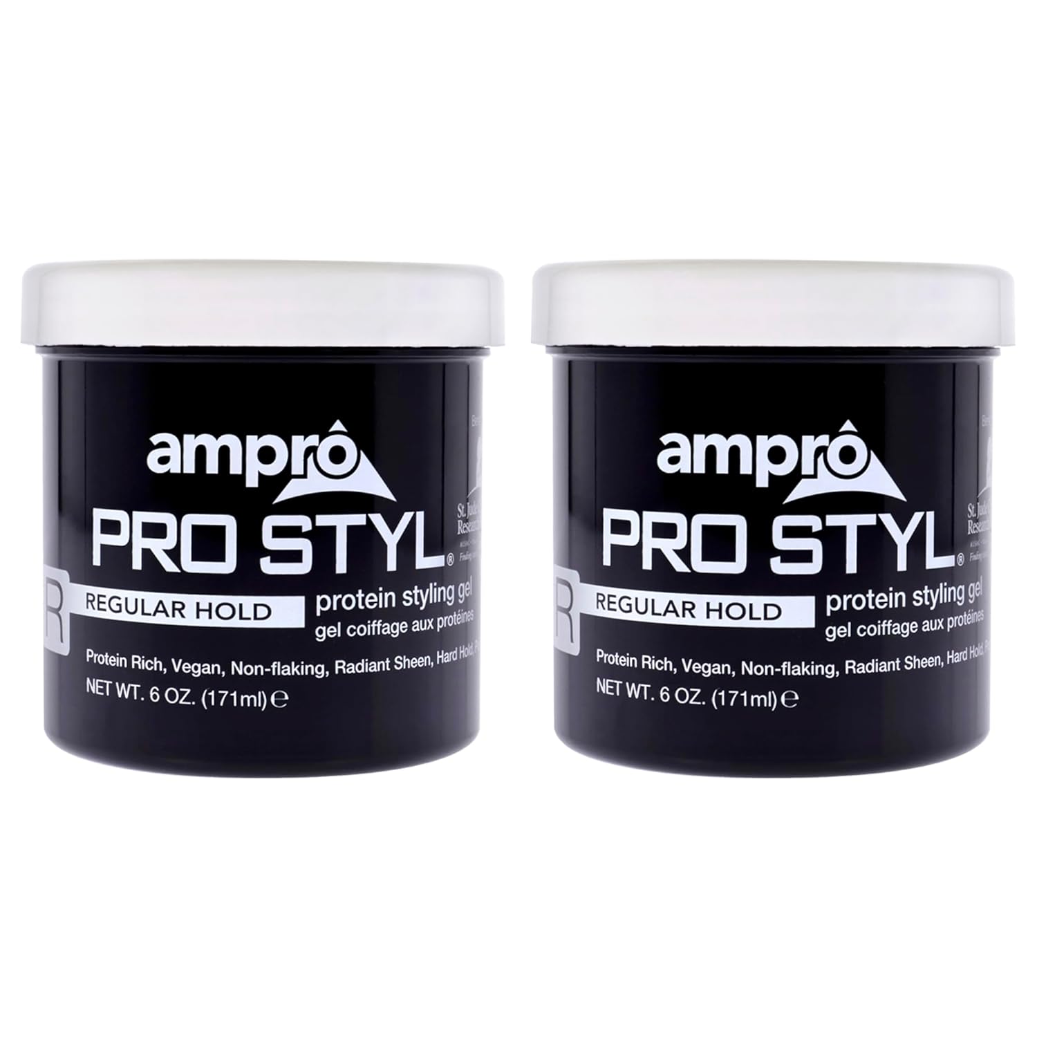 AmPro Pro Styl Regular Hold Protein Styling Gel 32 oz (Pack of 6)
