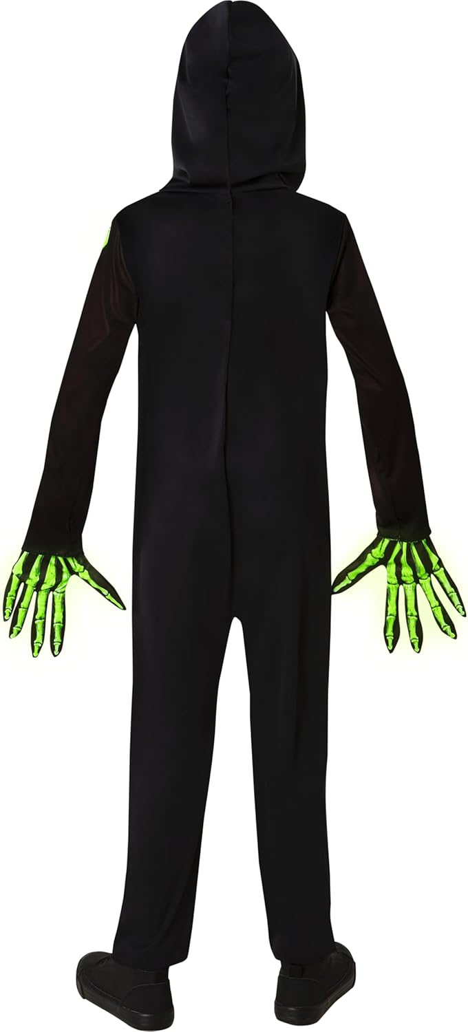 Rubies Glow In The Dark Skeleton Costume for Kids, Boy's Medium