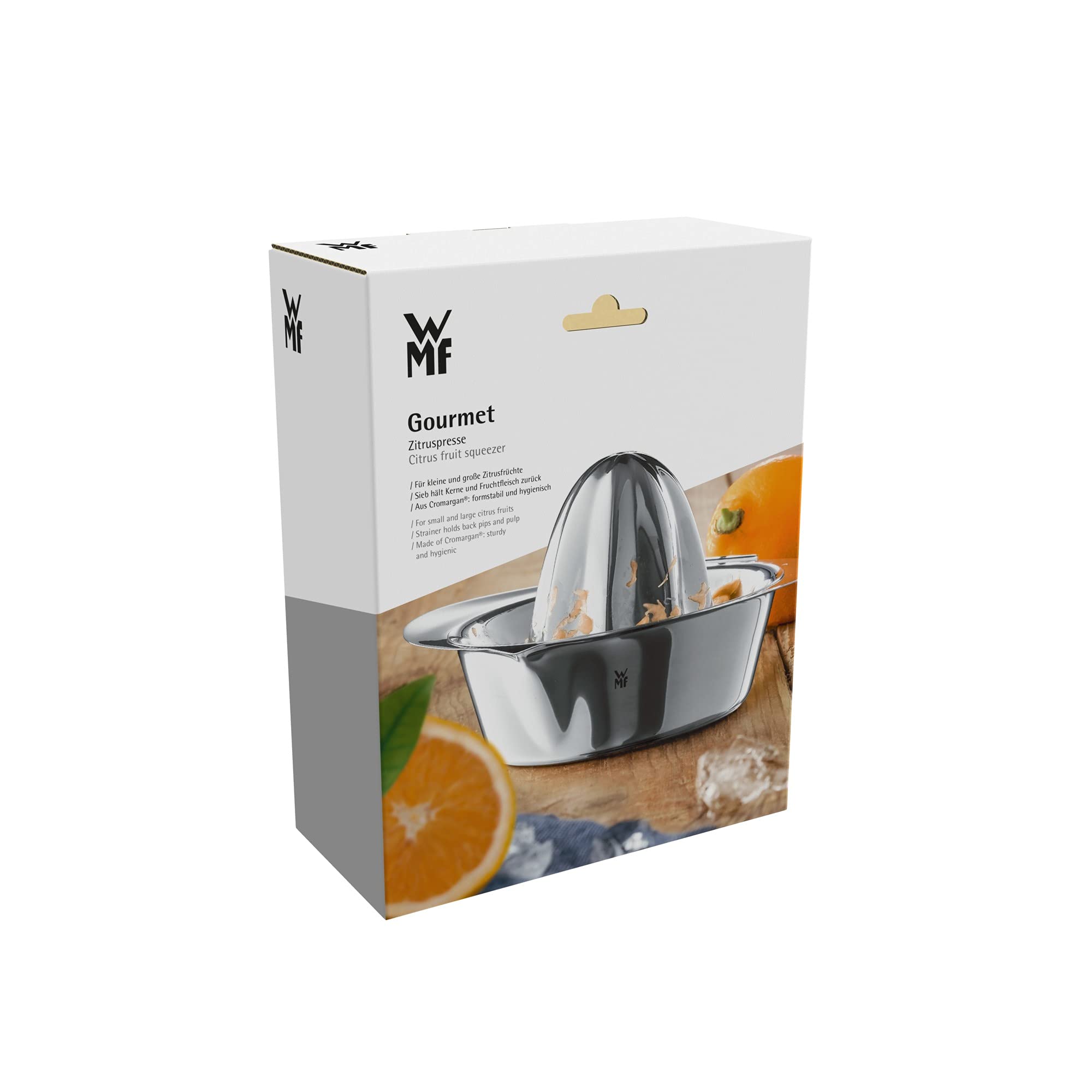 WMF Gourmet Exprimidor Manual de Cítricos Acero Inoxidable Cromargan 13cm