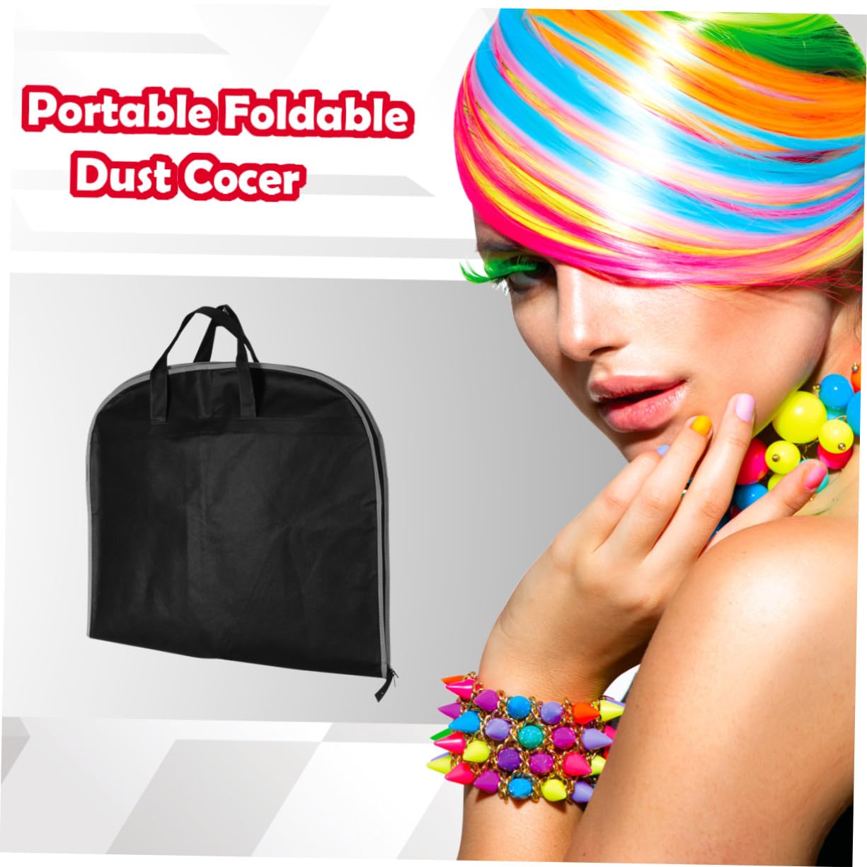 3 piezas Funda para Trajes de Viaje Protector de Ropa con Cremallera Asa y Tejido No Tejido Transpirable Plegable Antipolvo para Maletero y Viajes