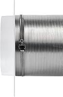 Vista 9 de Vent Systems Placa de conector de conducto de ventilación de aire de 4 pulgadas Brida de conector de conducto de ventilación recta Placa de conector