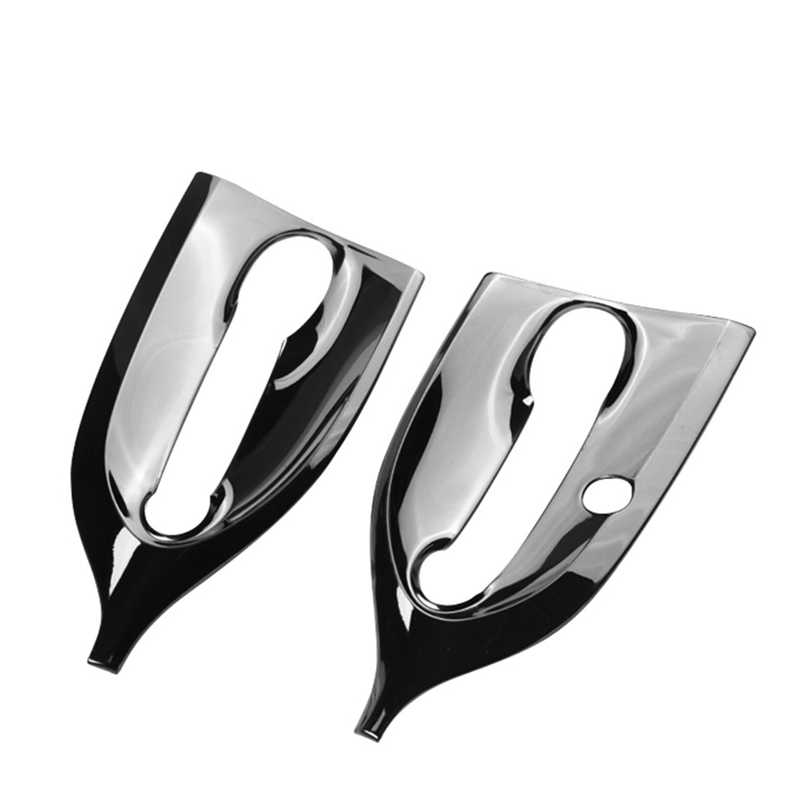 Bqwyedpl Door Bowl Black Stainless Steel Car Outer Door Handle Stickers Accessories Fit For Smart 453 Fortwo Anti-Scratch Car Door Latch Handle(Door Bowl Black)