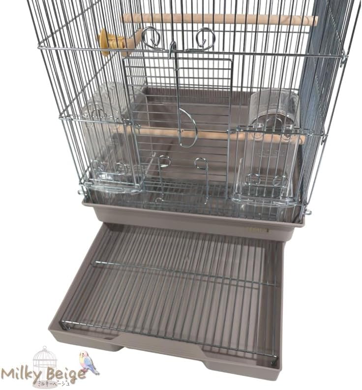 限定カラー ミルキーベージュ／ HOEI 35手のりG 鳥かご 小鳥 中型手のりケージ定番 【ボ】 バードケージ 中