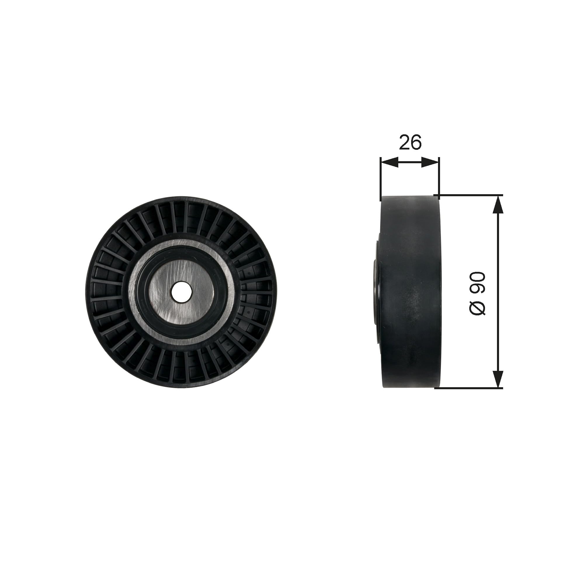 GATES Kit Micro-V K046PK2580XS | Compatible avec: VW CRAFTER 30-35 Bus, CRAFTER 30-50 Kasten, CRAFTER 30-50 Pritsche/Fahrgestell