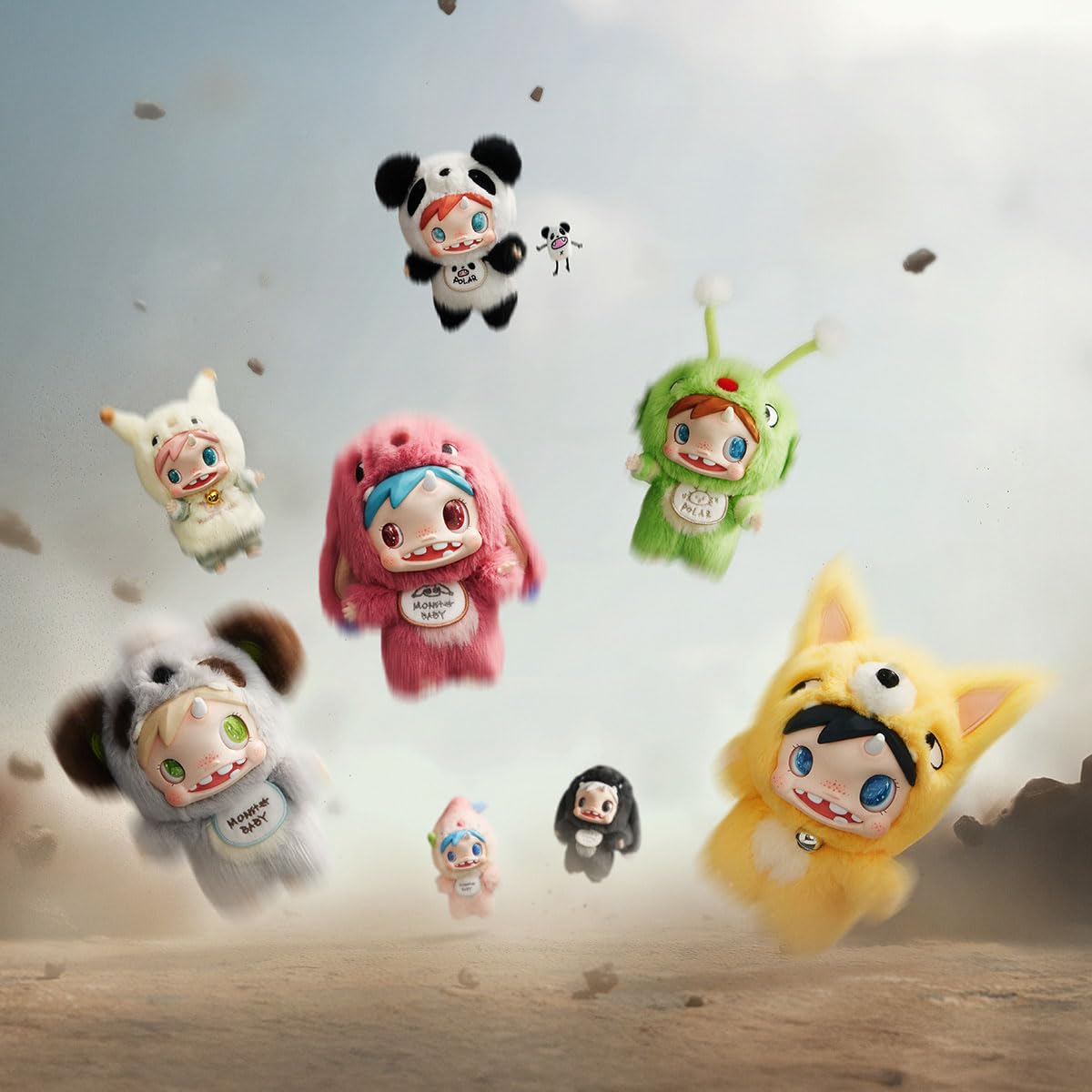 Amazon | 【POP MART 公式ストア】POLAR Monster Baby Collection