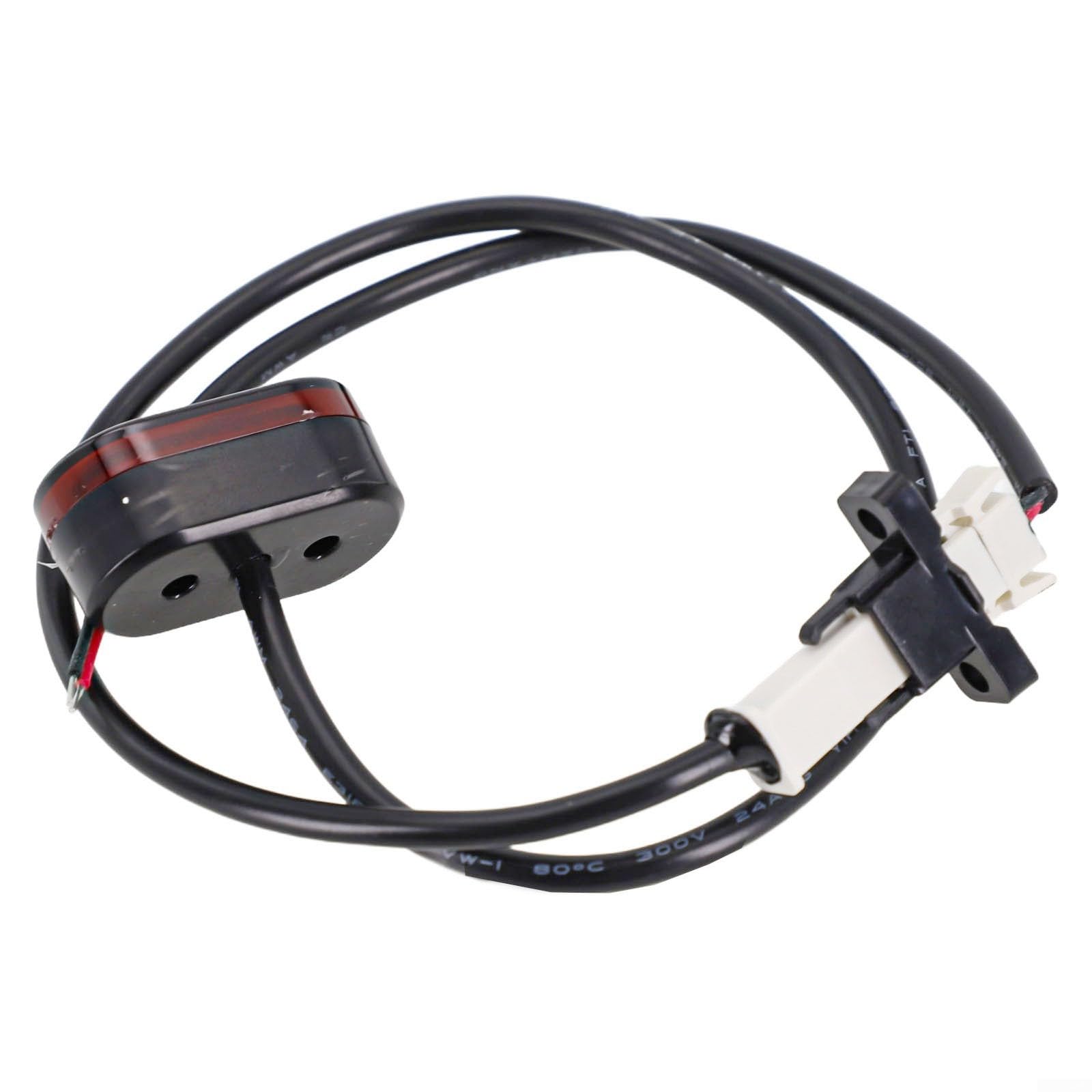 Kit de luz de freno trasera y hebilla de cable de batería para scooter eléctrico Xiaomi Pro, montaje de luz trasera de repuesto con línea de alimentación de 18 cm, B