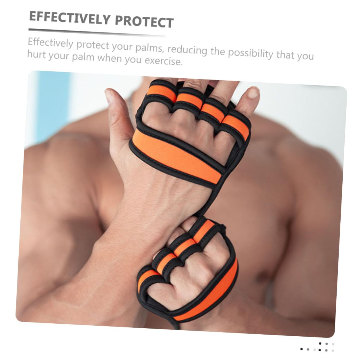 Guantes De Levantamiento De Pesas con Protección para Dedos Guantes De Ejercicio Guantes De Gimnasio Correas para Hombre Agarres para Entrenamiento Guantes De Gimnasio para