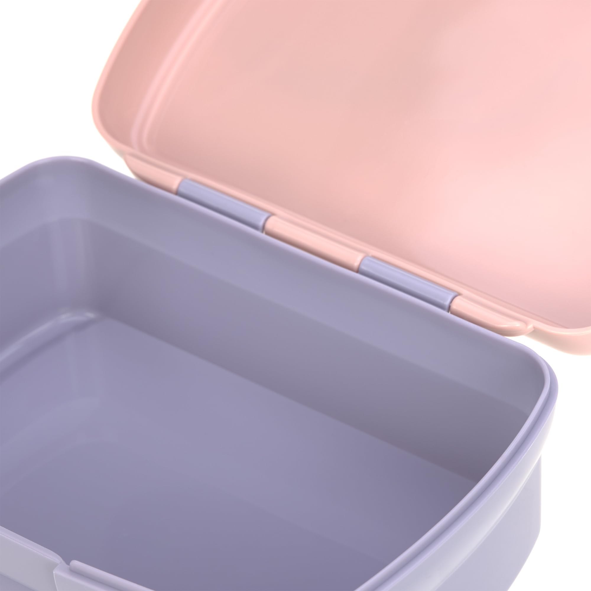 Lässig Fiambrera para niños con separador extraíble, sin BPA/Rainbow