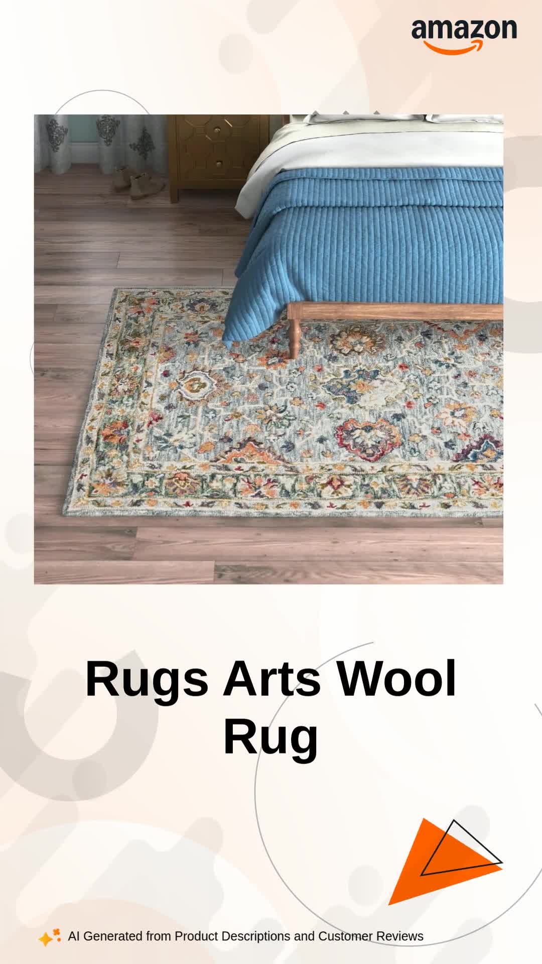 Watch Rugs Arts Wool Rug on Amazon Live