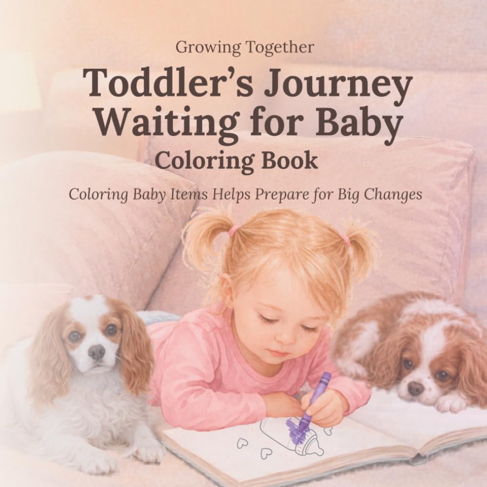 A Toddler’s Journey Waiting for Baby Coloring Book: Coloring Baby Items Helps Prepare for Big Changes (Growing Together)