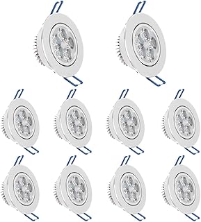 Opaeroo 10 Pack LED Downlight AC85-265V 5W Dimmable Bright Recessed Decoration Ceiling Lamp WarmWhite