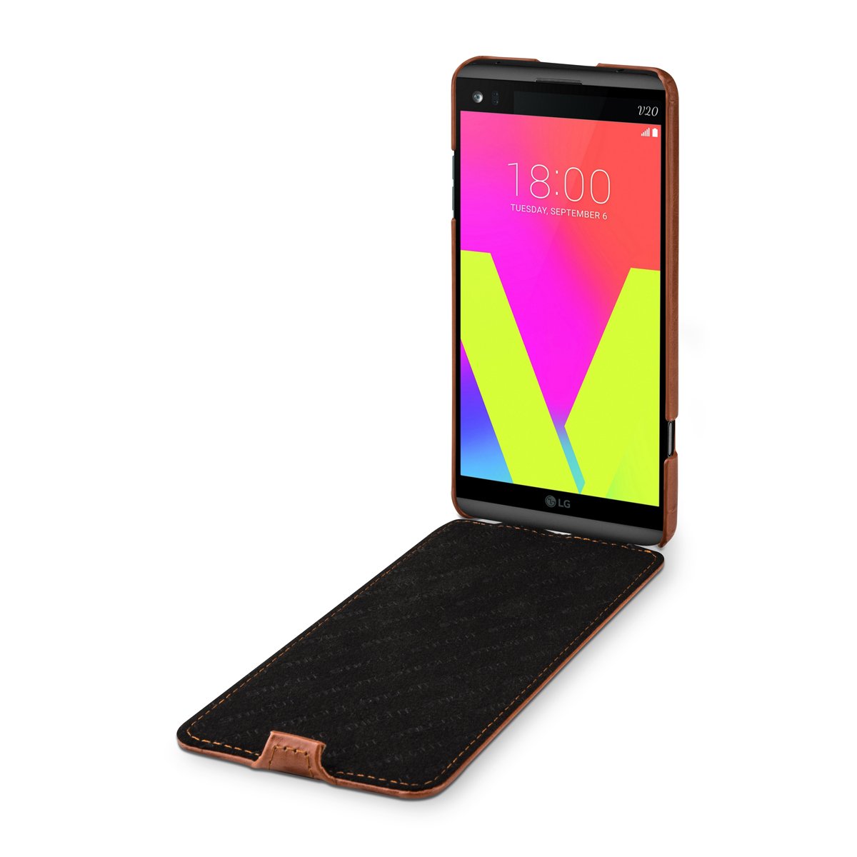 Custodia A Portafoglio Flip Custodia In Pelle Per LG V10 V20 - Foto 2