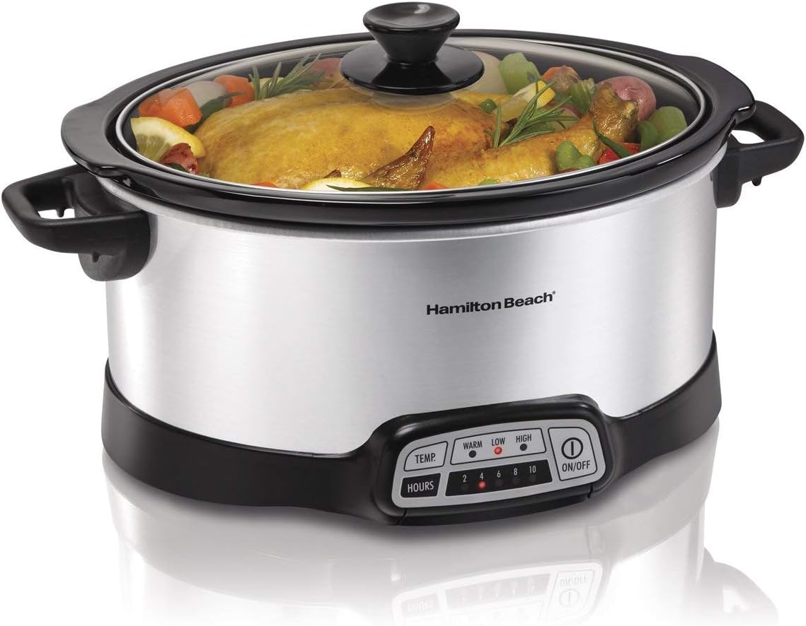 Amazon [(ハミルトンビーチ) Hamilton Beach] [スロークッカー, Slow Cooker, SILVER
