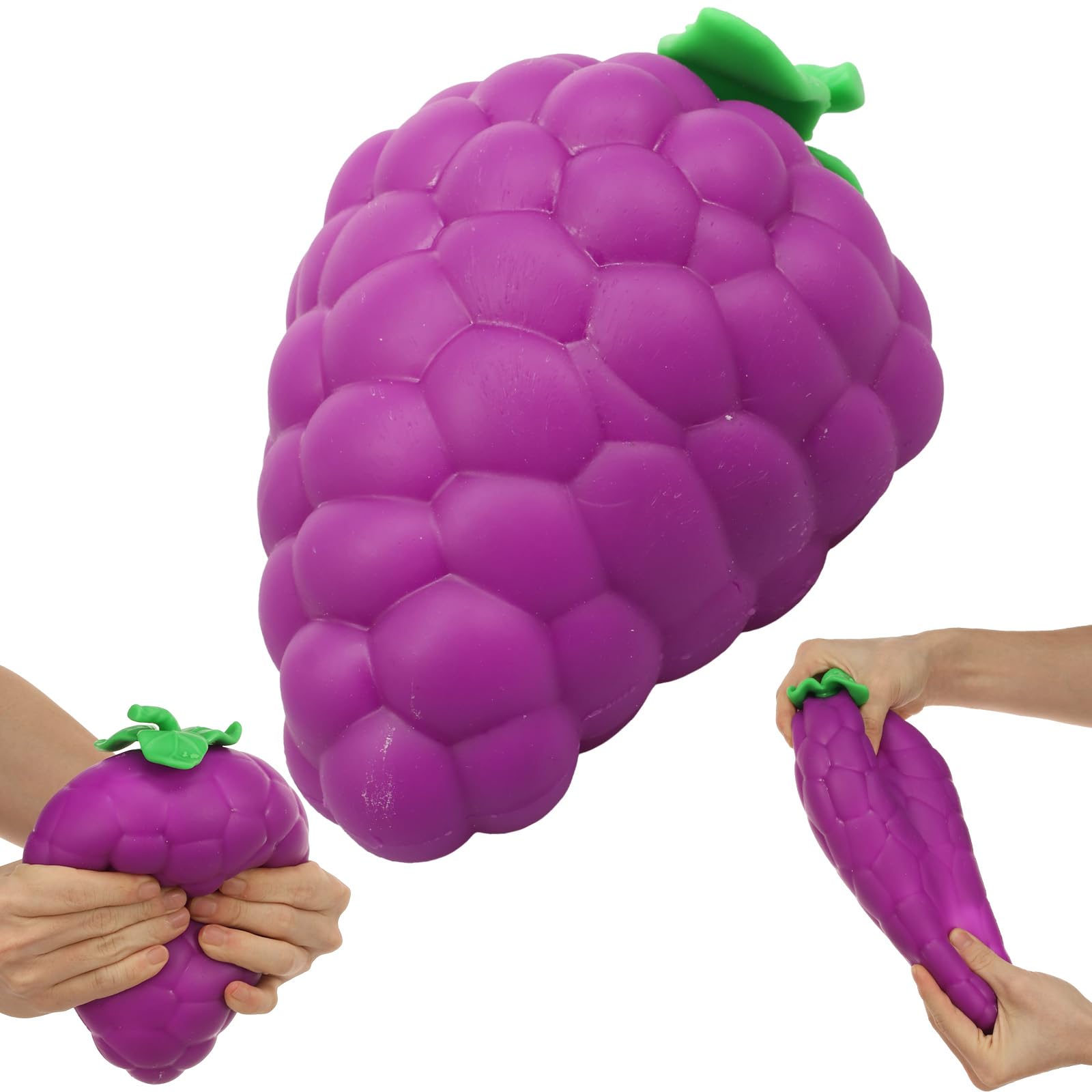 Fruit Squishy Fidget Toys Squishys Banana Jumbo Fruit Squishes(Grape)