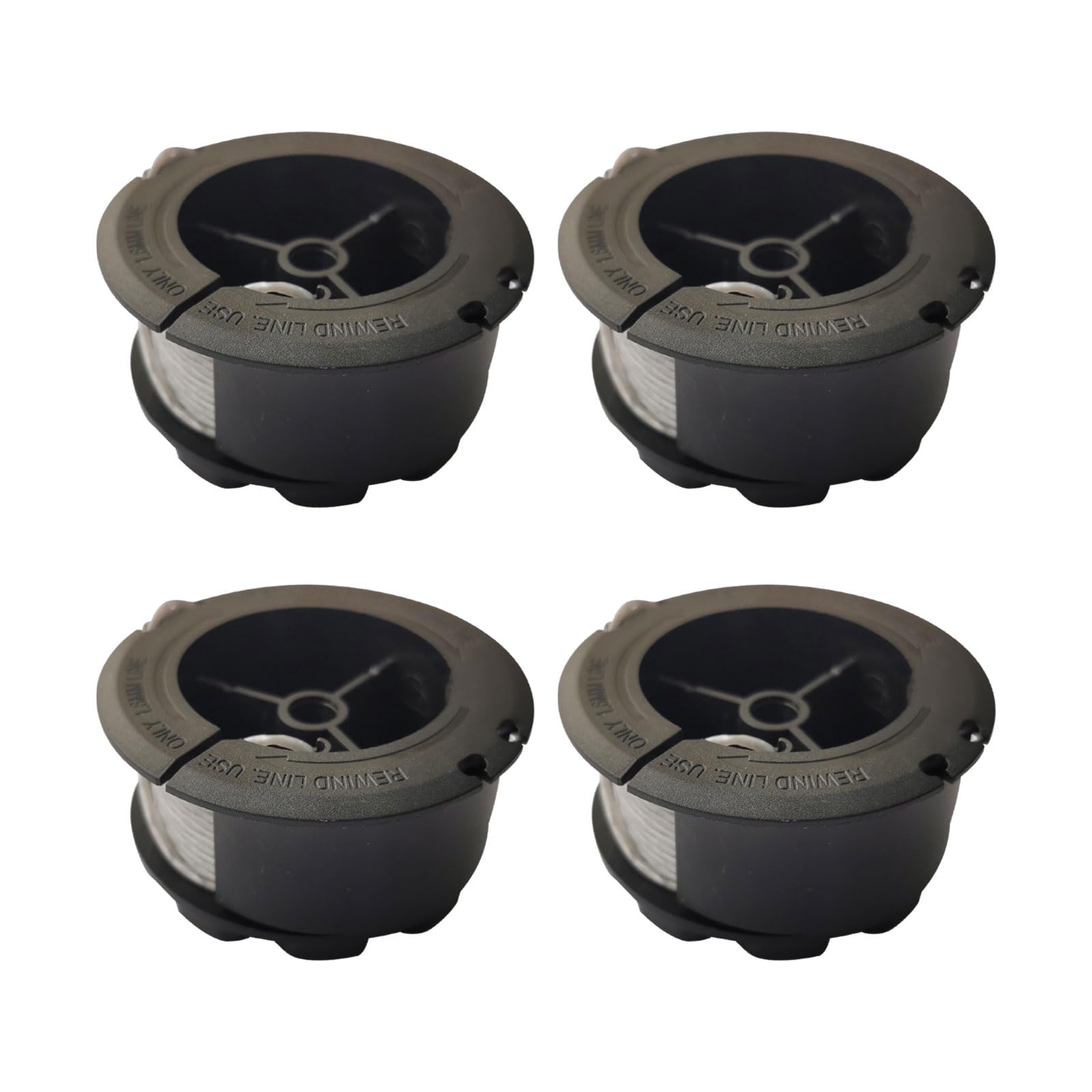cimsfcorBosch F016800570 Grass Trimmer Spool, Length 20FT & Diameter 0.063" Replacement Trimmer Line Suitable for Bos-ch Universal GrassCut 18/18-26/18-260 (4 Spool)