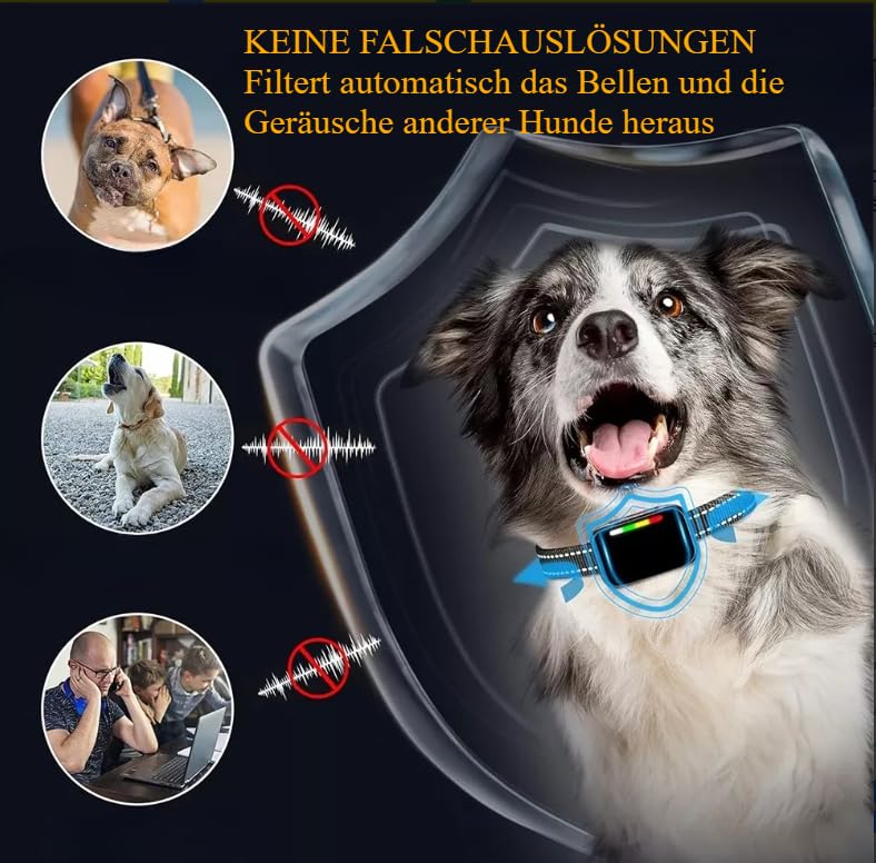 Emmalove - Tierfreundliches Halsband 2.0 (Schwarz)