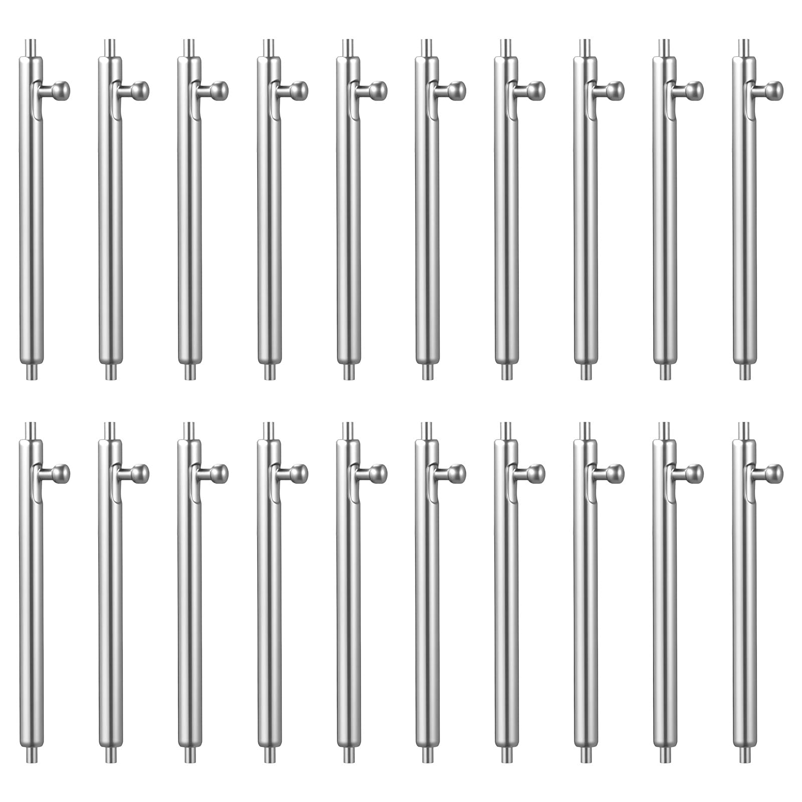 20PCS Watch Band Pins 22mm Quick Release Spring Bars Stainless Steel Watch Band Pins Quick Release Watches Bands Replacement Strap Link Pin for Watches Bands Strap