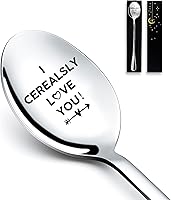 Vista 11 de Cuchara de helado - Divertida cuchara de acero inoxidable grabada para amantes del helado, mujeres, hombres, cumpleaños de niños