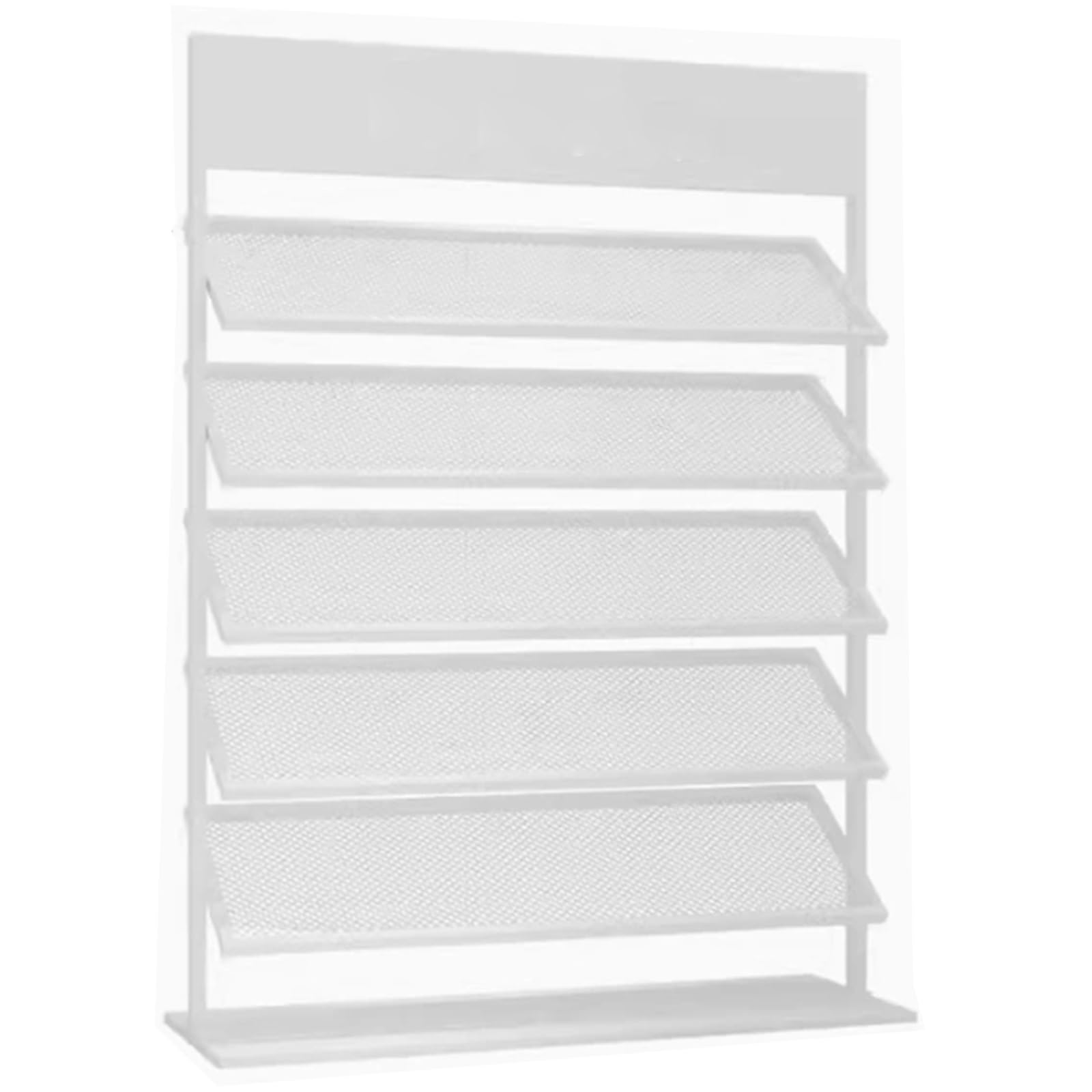 SWENEEN Freestanding Tile Rack,Porcelain Marble Sample For Malls Warehouses,Stone Storage For 60,White-100cm/39.4in