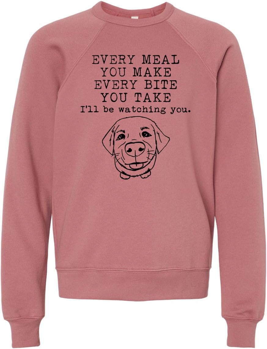 Long Sleeve Unisex Kids' Sweatshirt, Unisex Graphic Sweatshirt, Shirts with Sayings, Heather Gray or Mauve