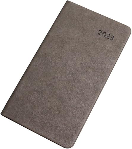 Cuaderno portátil para gestión del tiempo bloc de notas de negocios papelería agenda de planificación de trabajo cuaderno gris