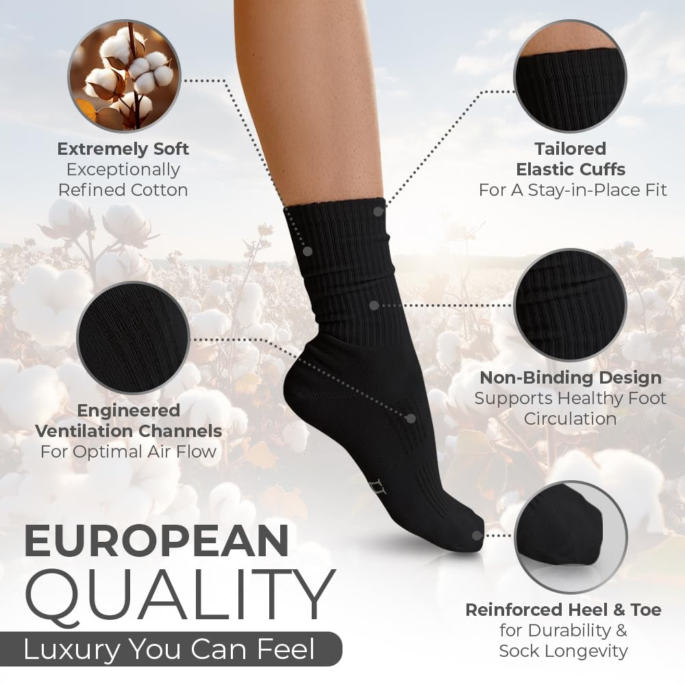 The Line by H Premium Cotton Socks B