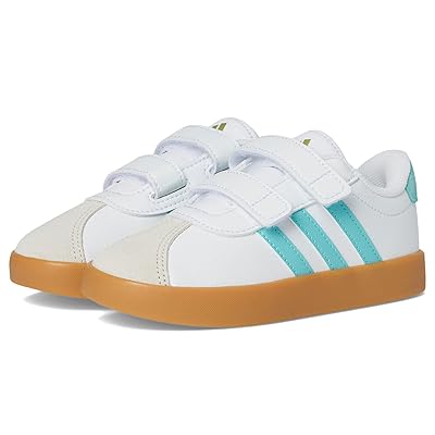 adidas Kids VL Court 3.0 Shoes Kids Shoes White/Flash Aqua/Alumina