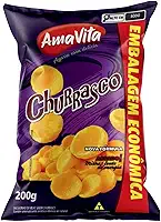 SALGADINHO DE MILHO SABOR CHURRASCO 200G AMAVITA