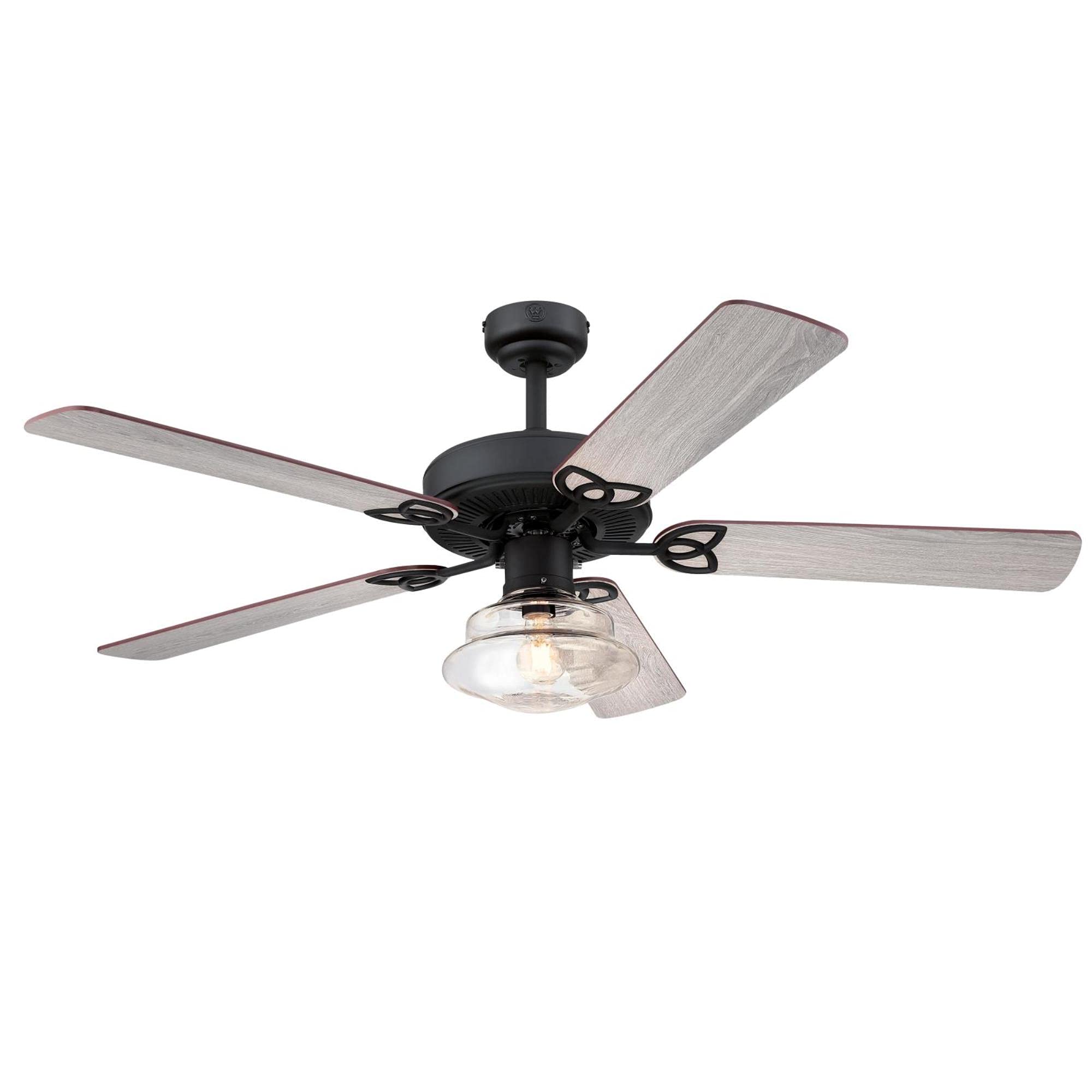 Westinghouse Scholar LED Ceiling Fan - Black & Light -1