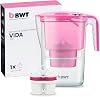 BWT Vida Pink Water Filter Jug 2.6 Litres - Included Cartridge not only filters limescale chlorine lead and copper but also enriches your tap water with magnesium