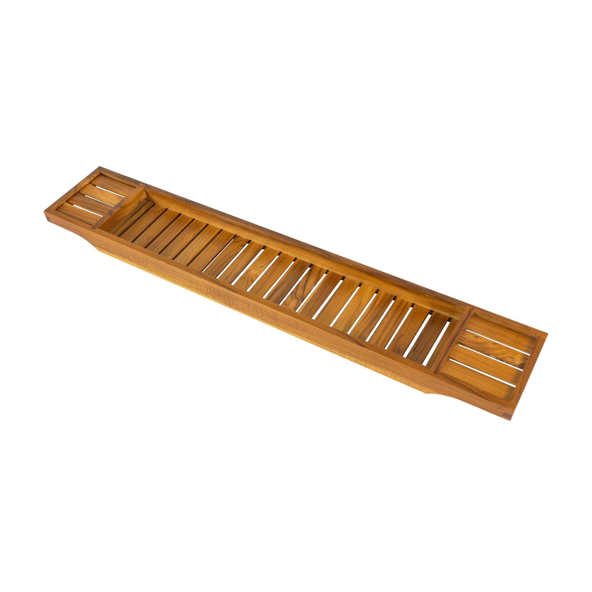 VaeFae Non-Expandable Teak Bathtub Tray